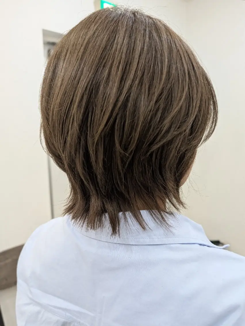 ショート ヘアカラー トリートメント ヘッドスパ 🌼 AIKO🌼のヘアスタイル