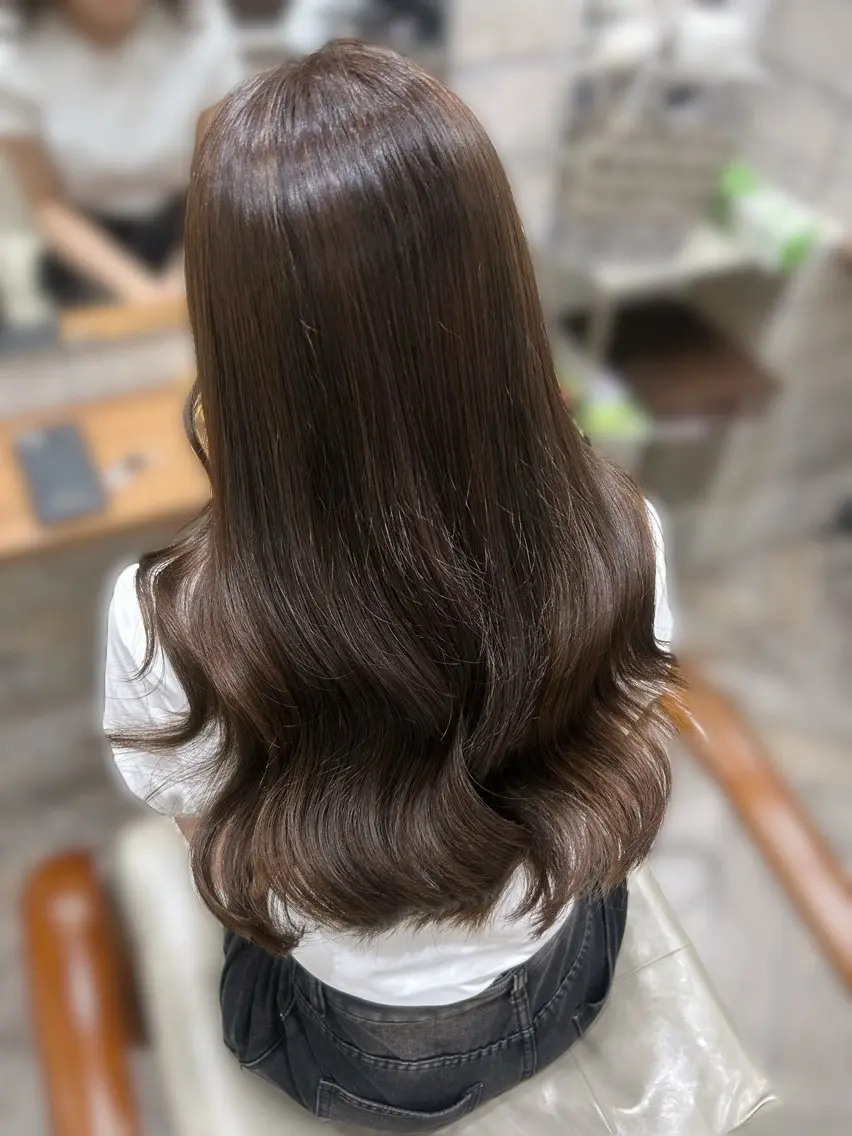 ロング カット ヘアカラー 山本 ✨のヘアスタイル