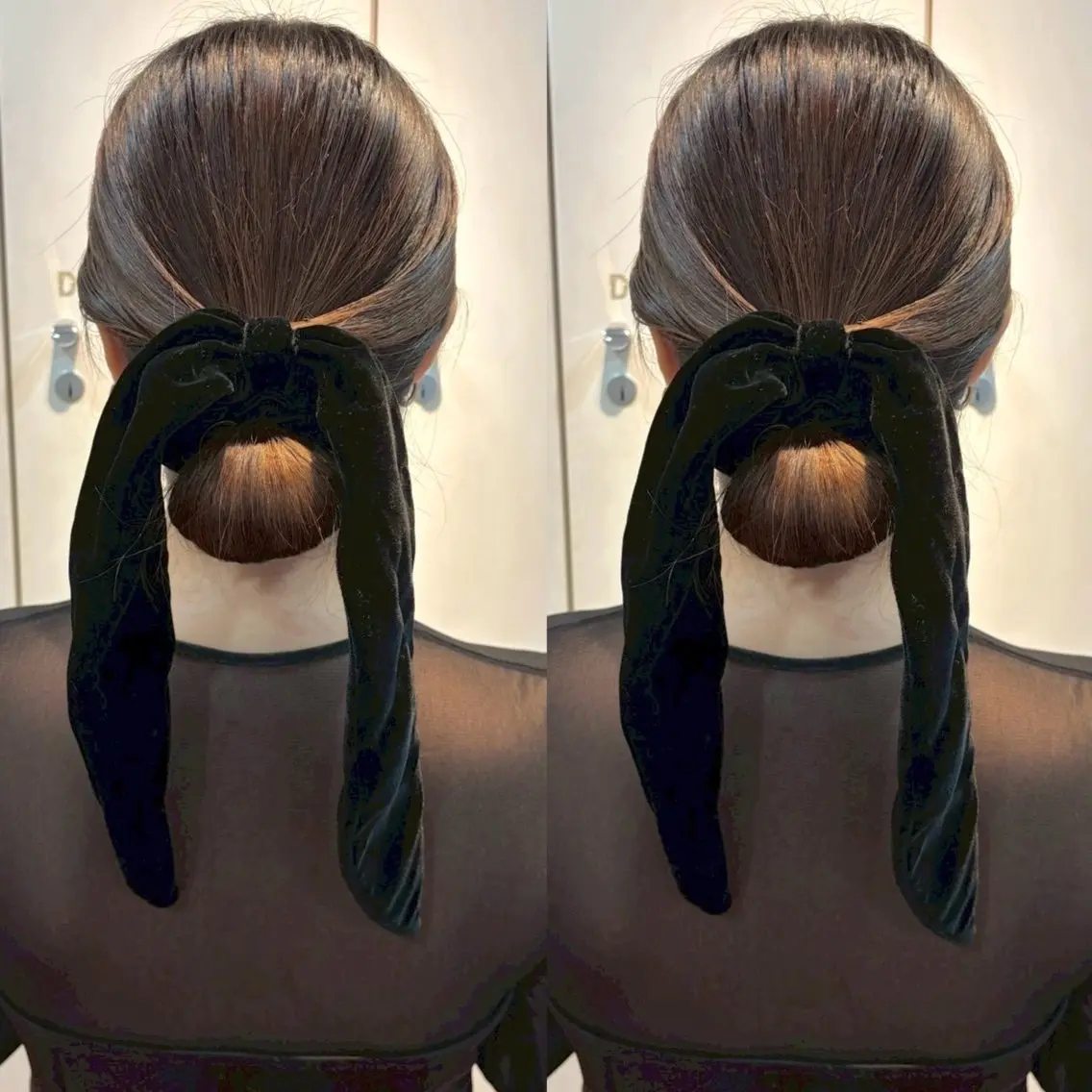 セミロング ヘアアレンジ ヘアセット ヘアメ🎀ハイトーン 🩵エクステ🪄しほのヘアスタイル