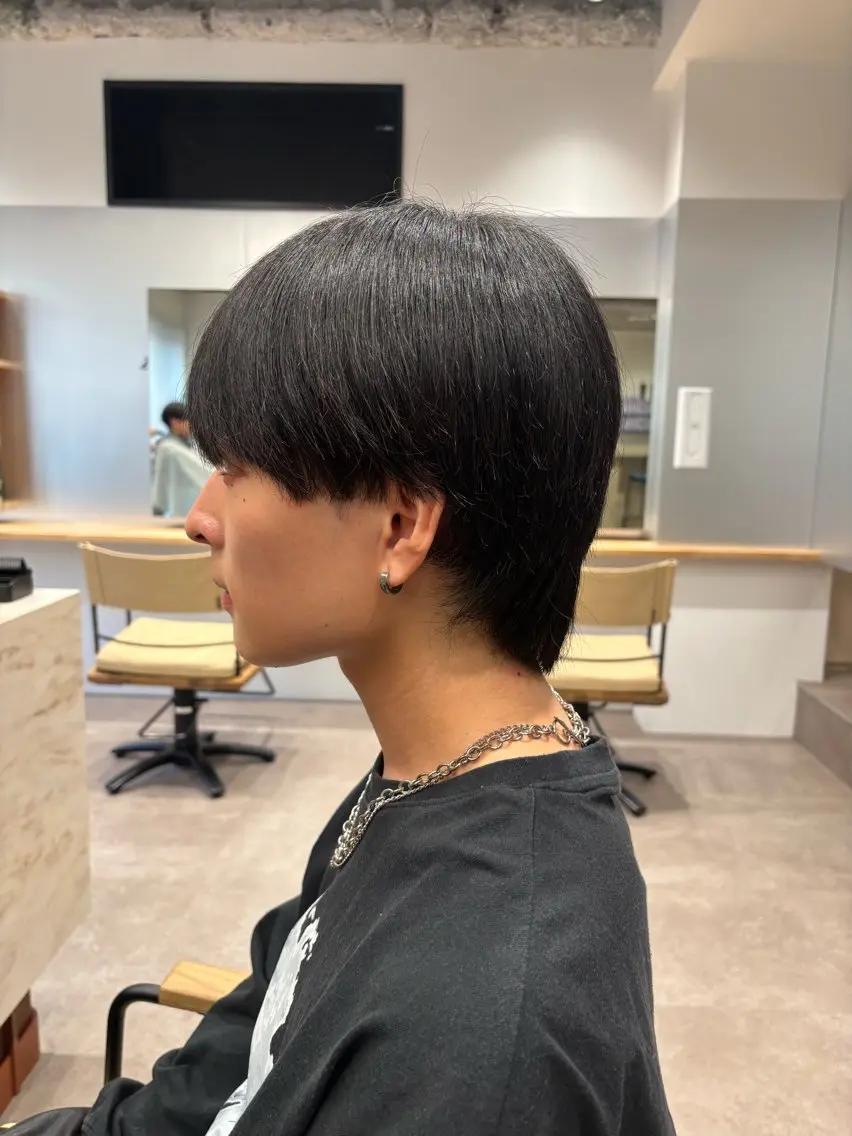 カット+縮毛矯正の写真
