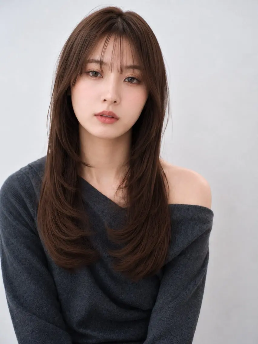 ロング manarino マナリノバイリトルのヘアスタイル