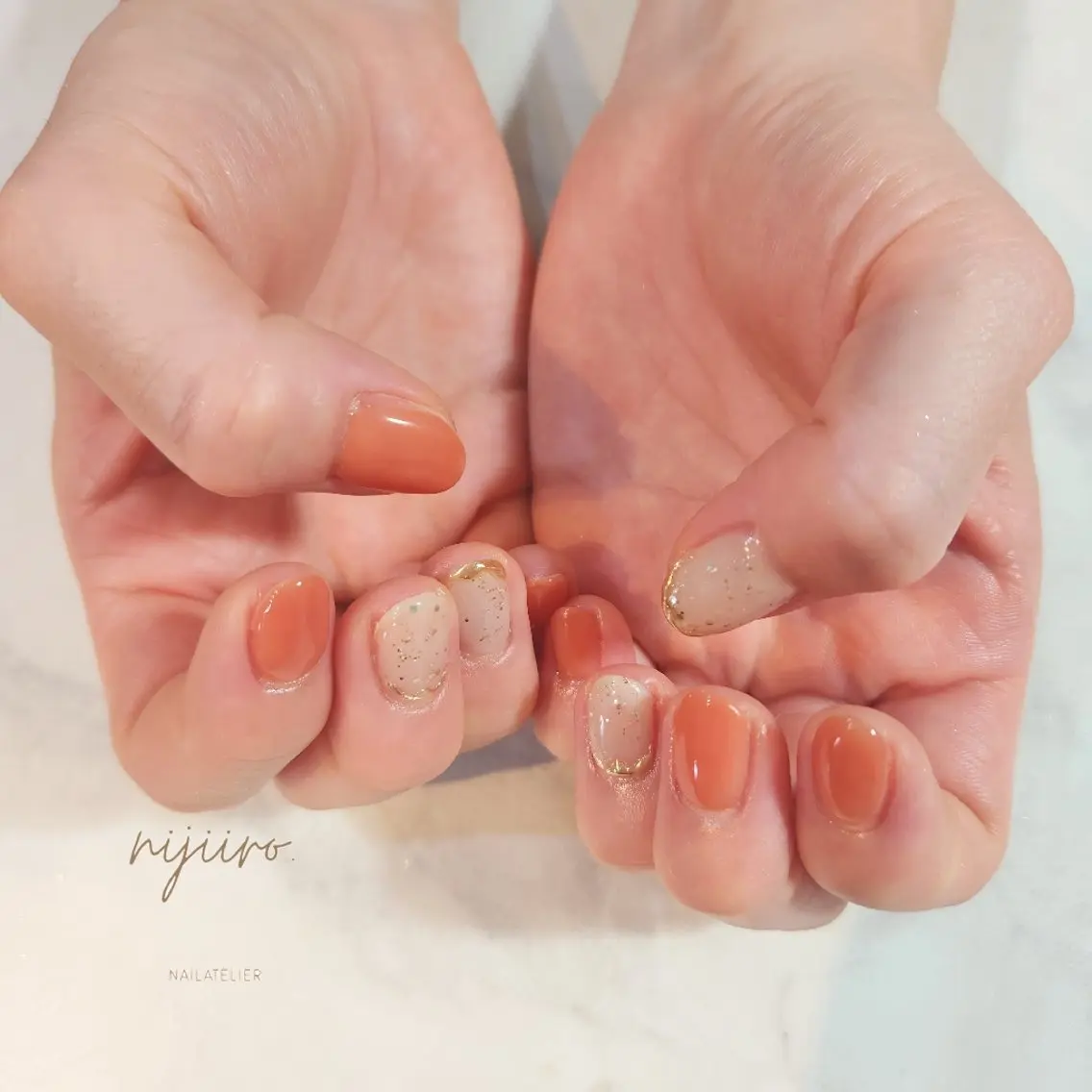 ネイル ハンドネイル nijiiro🌈 サトウのネイルデザイン