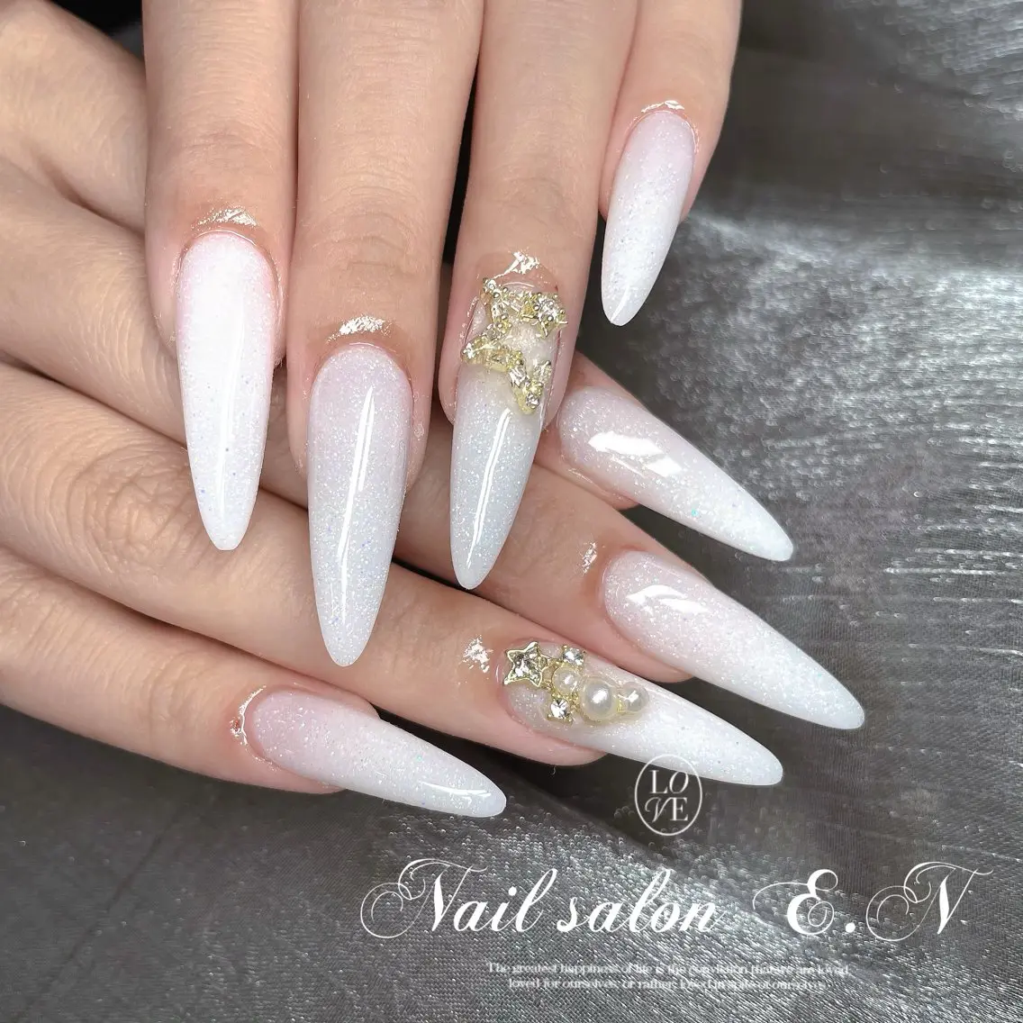ネイル E.N🦋 長さ出し/持ち込みのネイルデザイン