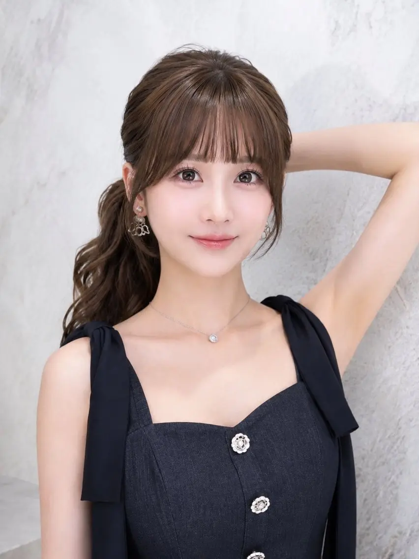 ロング カラー 縮毛矯正 韓国風カラーカット 🤍店長 鳥越のヘアスタイル