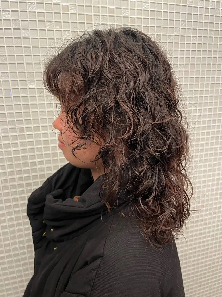 セミロング パーマ カット パーマ トリートメント 🎀レイヤー/パーマ カラー/ai🎀のヘアスタイル