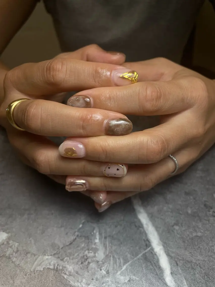 ネイル ハンドネイル nail salon 3🌞越谷のネイルデザイン