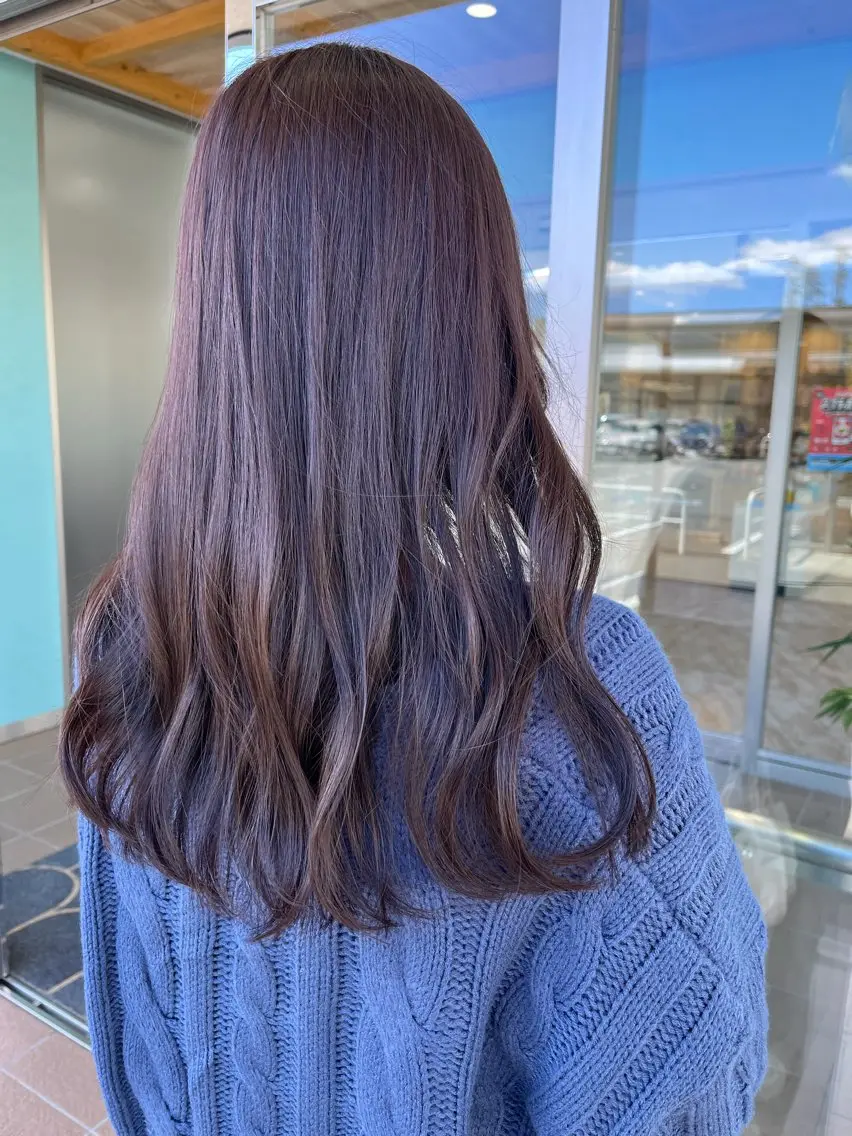 ロング ヘアカラー 久光 真実のヘアスタイル