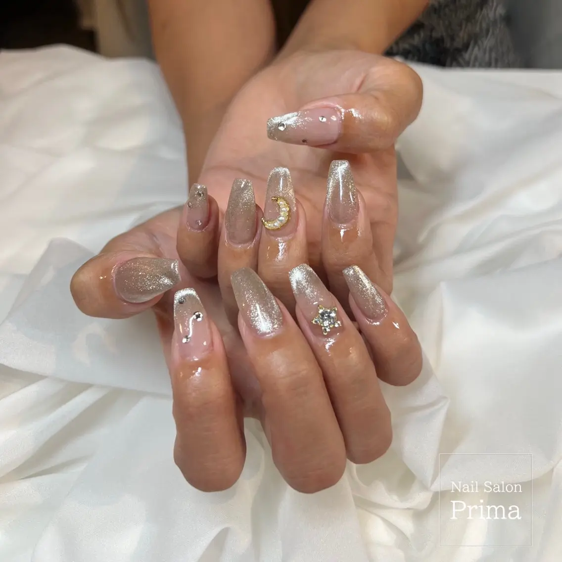 ネイル 長さ出し SalonPrima Nail & Eyeのネイルデザイン