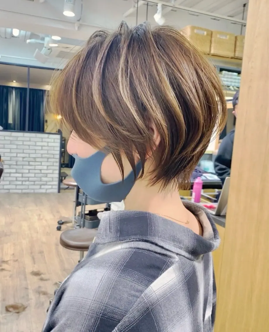 ショート 銀座/大人ショート /絶壁解消/若狭真央のヘアスタイル