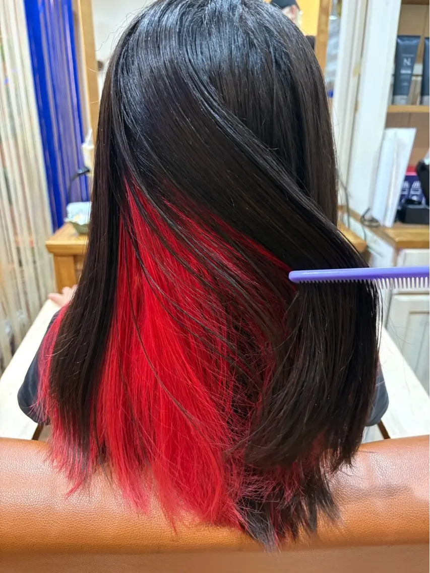 ロング カラー 及川 晟弥のヘアスタイル