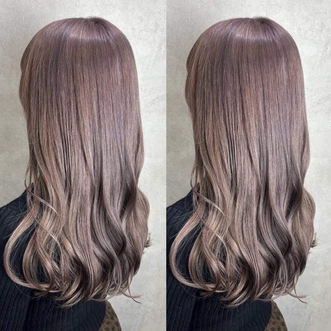ロング カラー ヘアカラー Rin♡透明感ピンク 🎀白肌ラベンダーのヘアスタイル