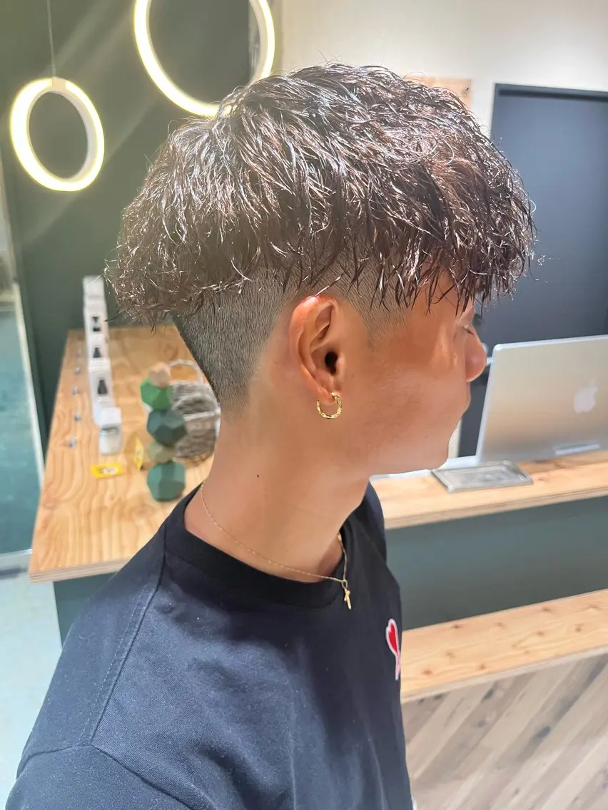 メンズ カット パーマ 🏅EIGHT難波/ 【店長】タモツのヘアスタイル