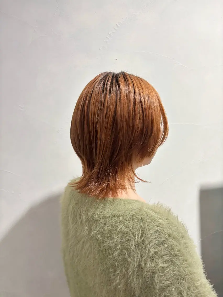 ショート ショートヘア たなかあゆ✨ ワンレンボブ渋谷のヘアスタイル