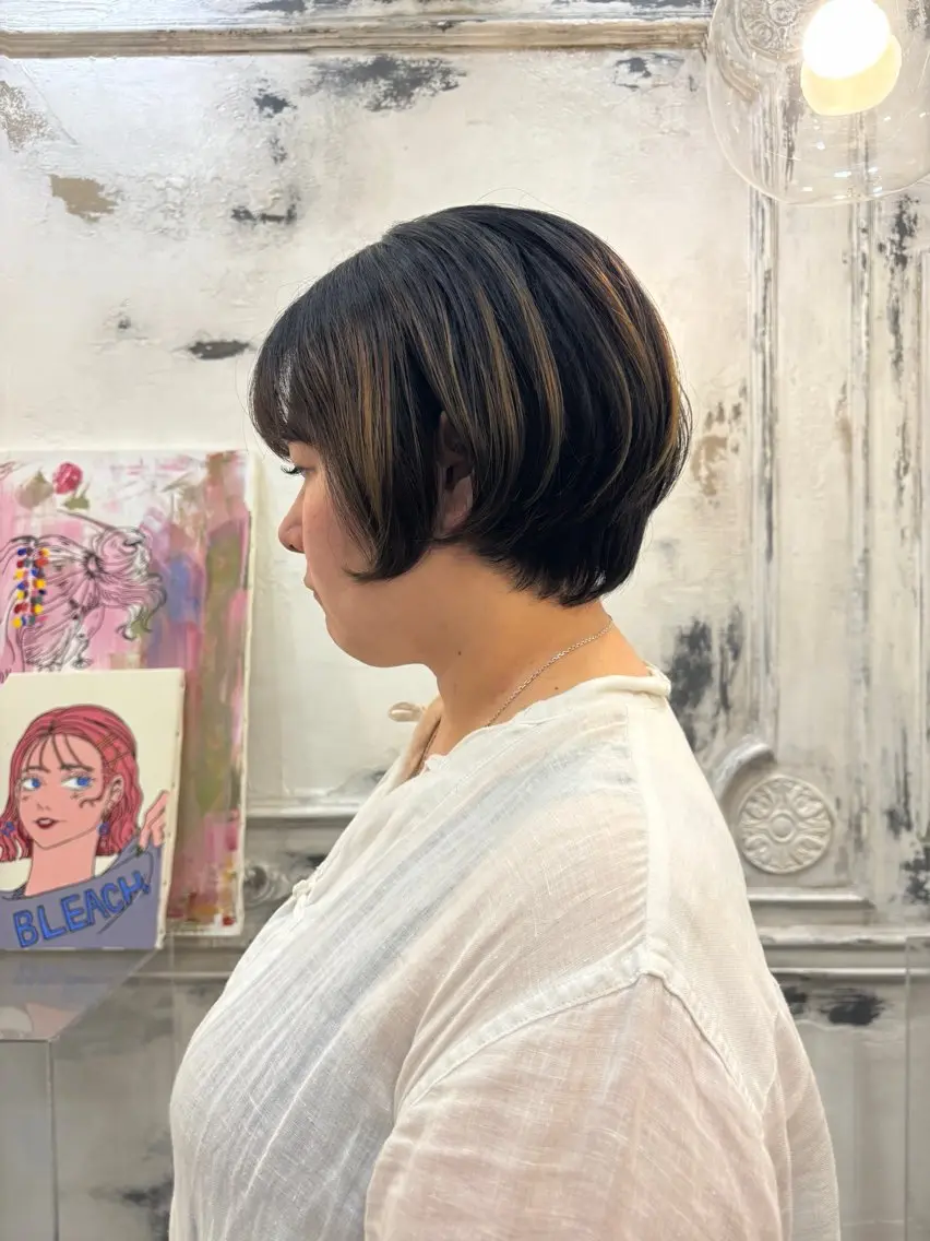 ショート 丸みショート ショートヘア comeghead 琴音のヘアスタイル