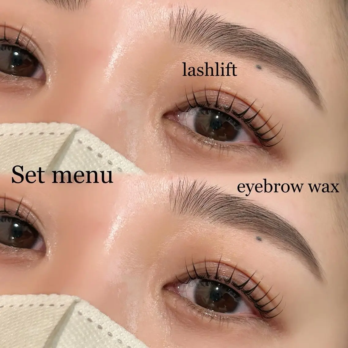 【垢抜けNO.1】韓ドルまつ毛パーマ＋アイブロウwax(＋アイシャンプー付き)🪄︎︎🫧の写真