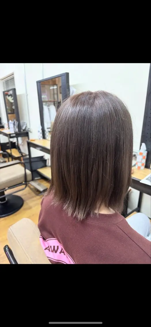 カラー 落合 そらのヘアスタイル