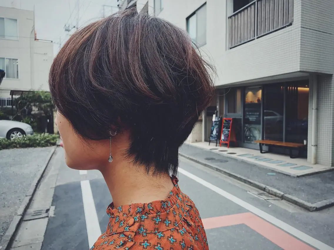 ショート ハンサムショート ショートヘア Lond enikaのヘアスタイル