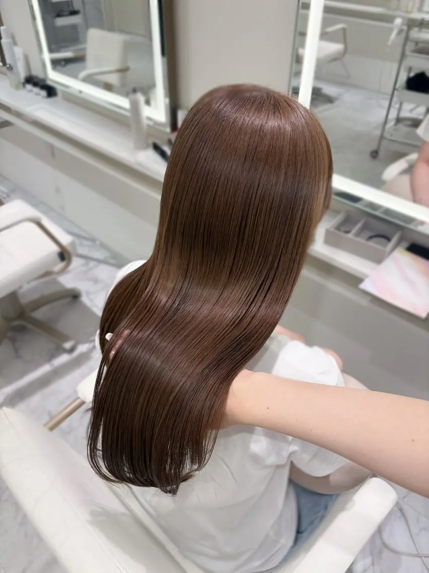 U24🎀【ブリーチなしダブルカラー】➕【カット】➕【トリートメント】の写真