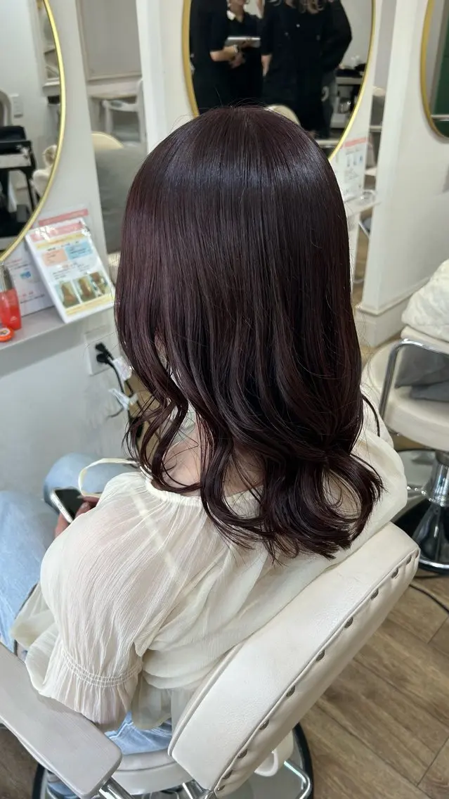 ミディアム カラー カット ヘアカラー nanami /ダブルカラーのヘアスタイル