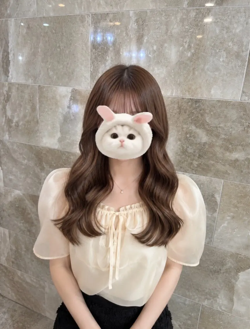 ロング 山田 栞那のヘアスタイル