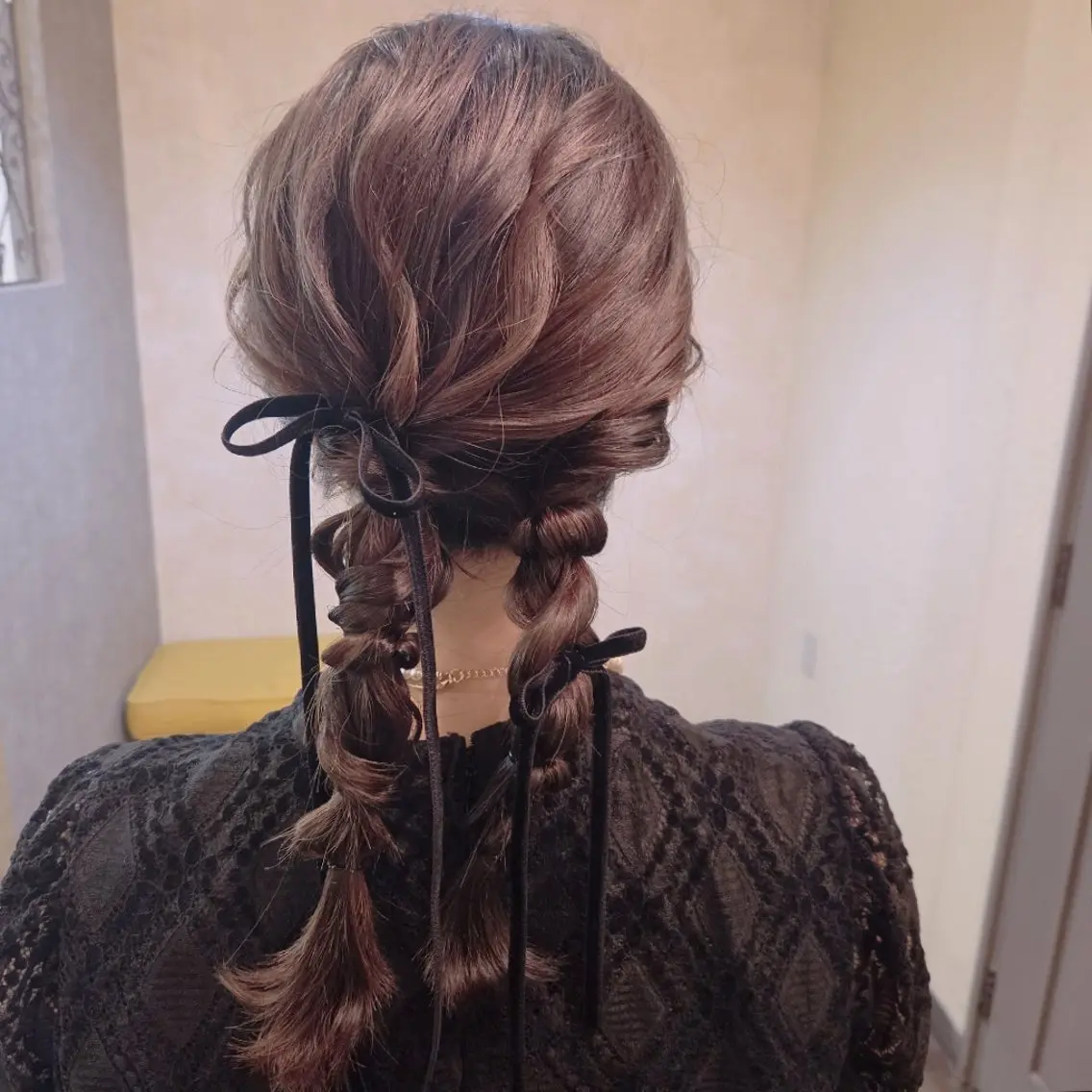 ヘアアレンジ ヘアセット 田井中 悠紀のヘアスタイル