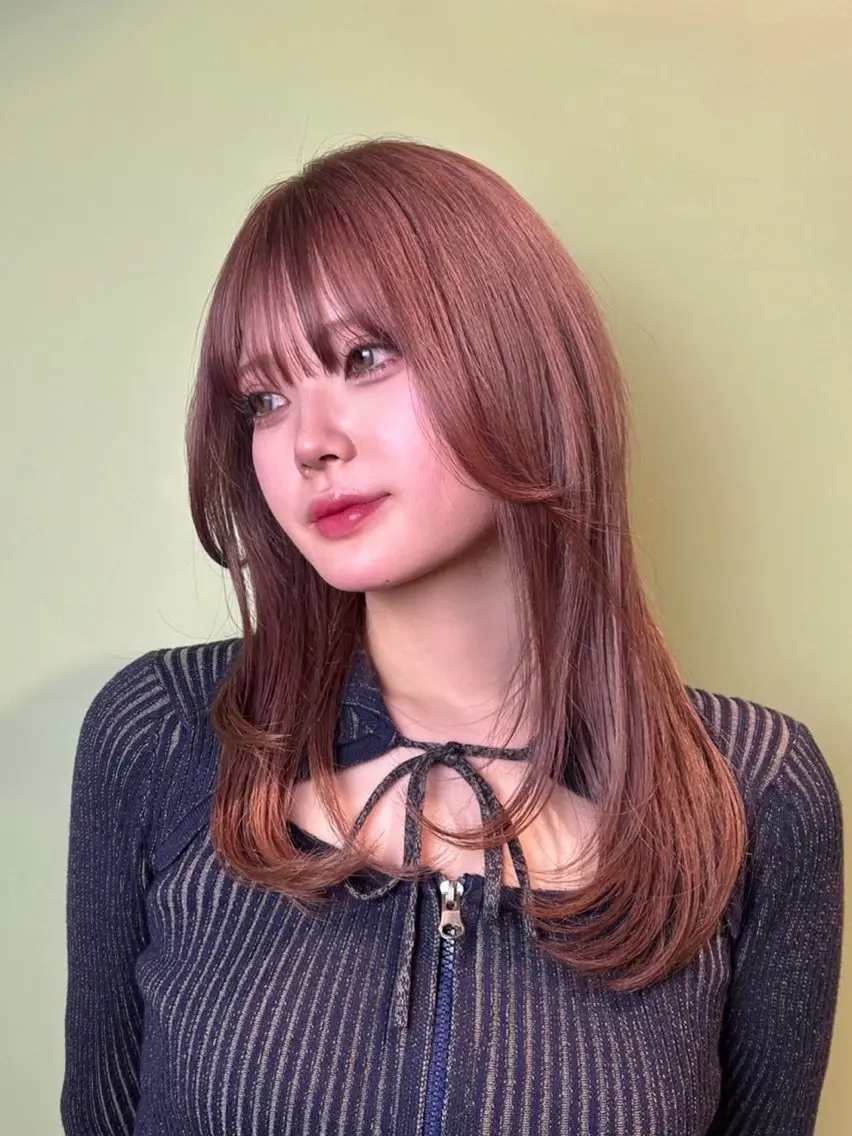 セミロング カットモデル募集 トモカのヘアスタイル