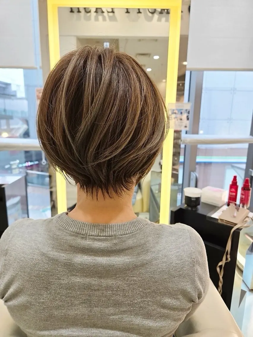 ショート ショートヘア WiLL 阪急茨木店のヘアスタイル