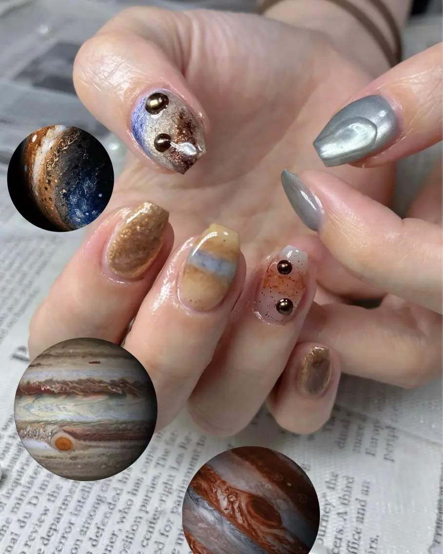 ネイル ニュアンスネイル shiki_nail 🪐のネイルデザイン