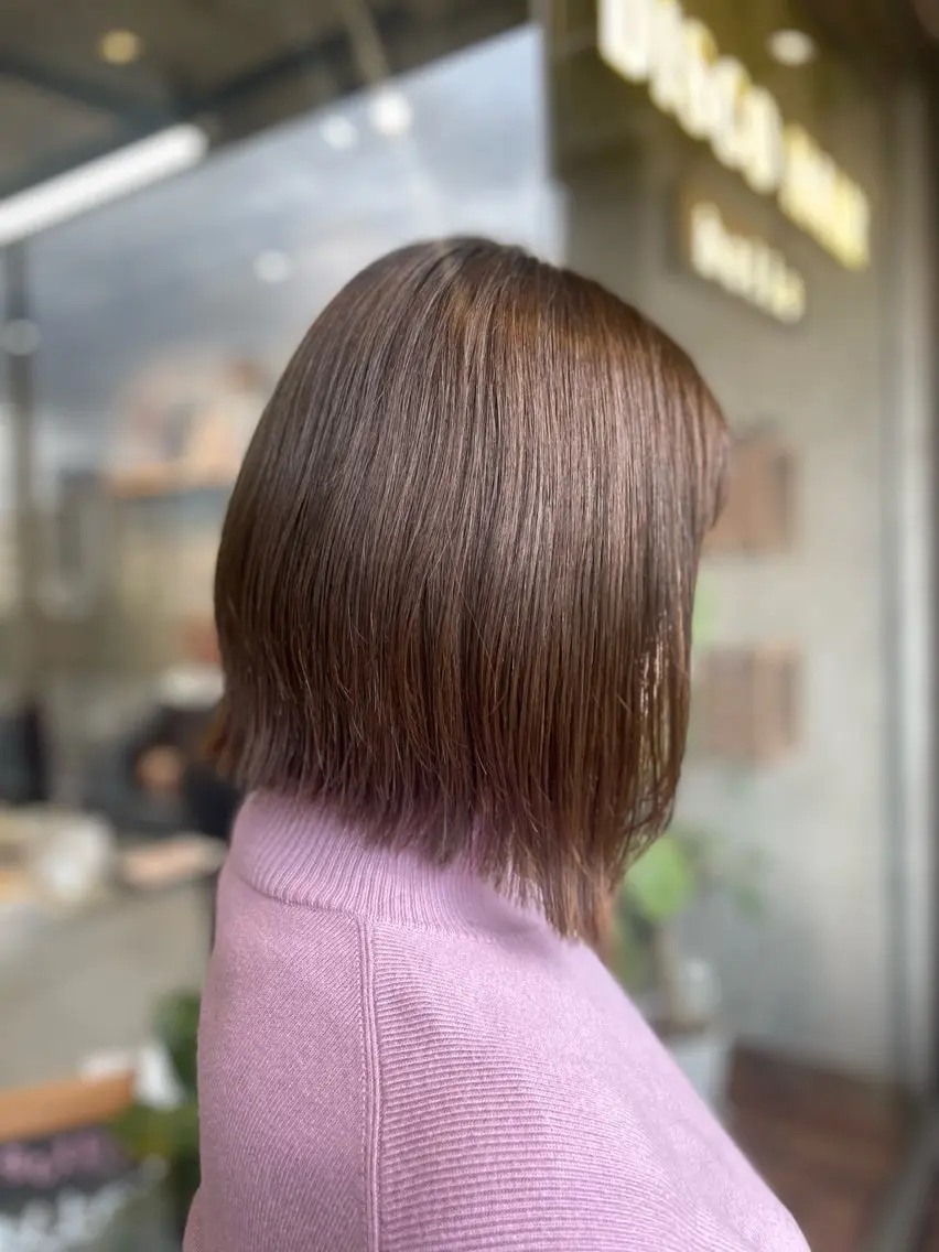 ショート カット ヘアカラー ボブパーマ🧸 /YUNAのヘアスタイル