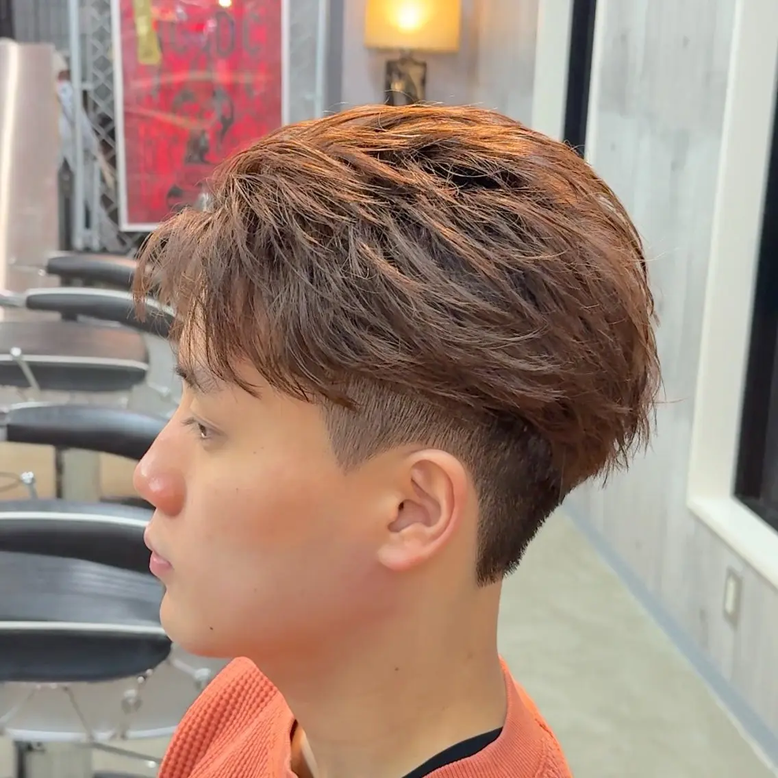 ショート パーマ ヘアアレンジ メンズ MENIN メンズ サロン 望月 涼太のヘアスタイル