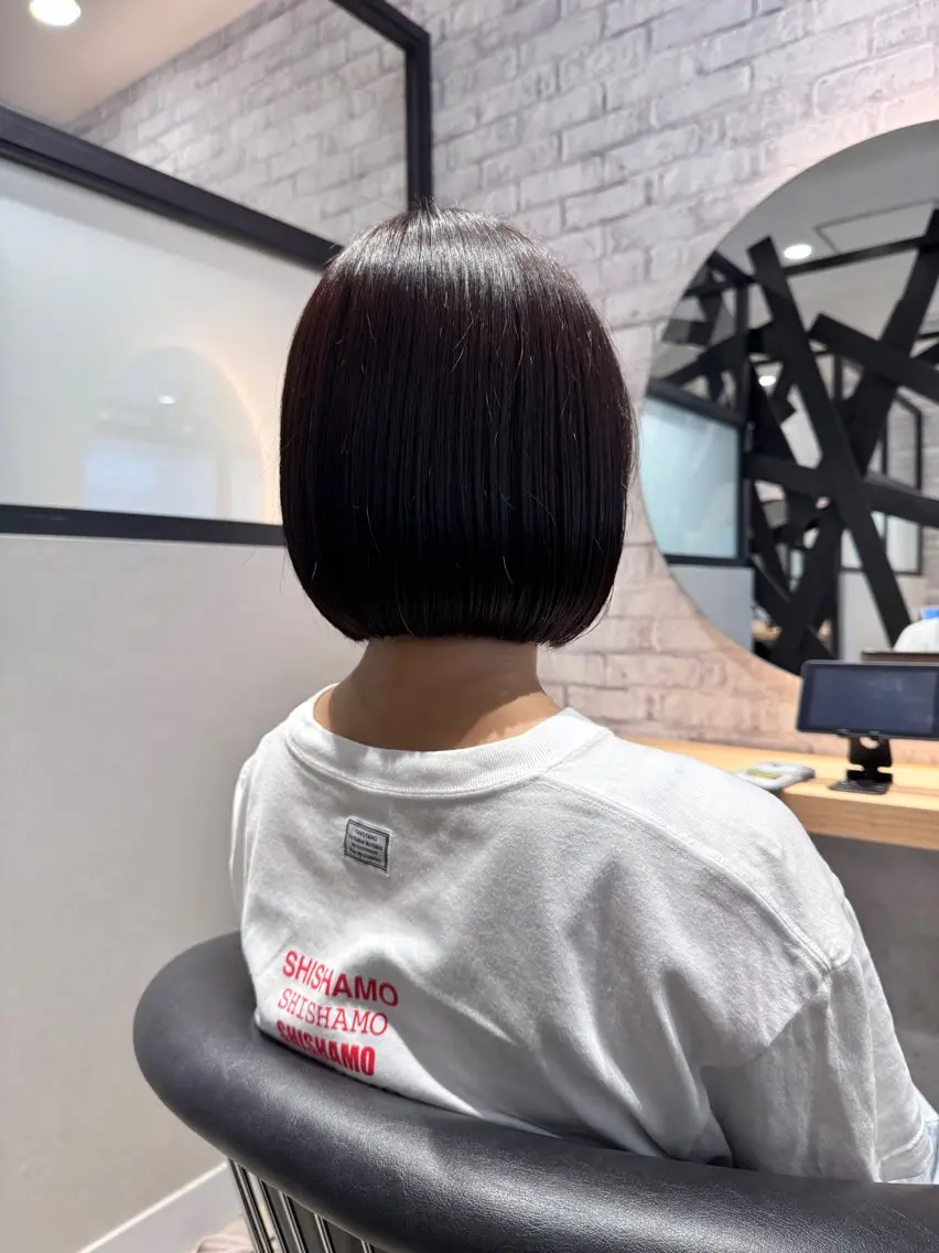 ショート カラー カット ヘアカラー トリートメント 宮腰一磨 ・ショート・ボブ🌿のヘアスタイル