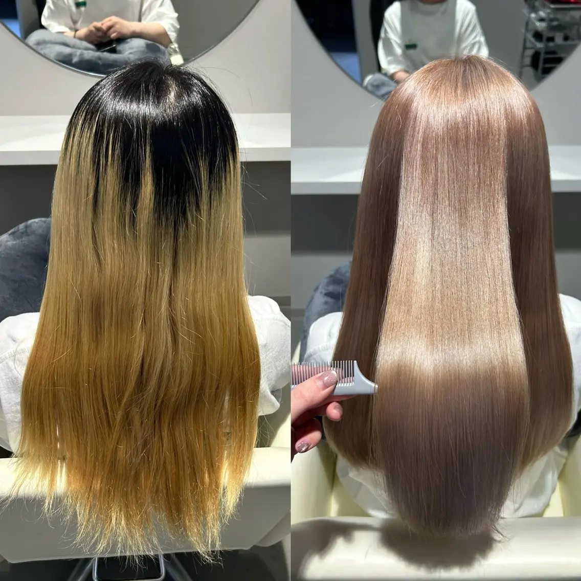 ロング カラー ヘアカラー ヘッドスパ ❤︎RELACE 千葉 恋華❤︎のヘアスタイル