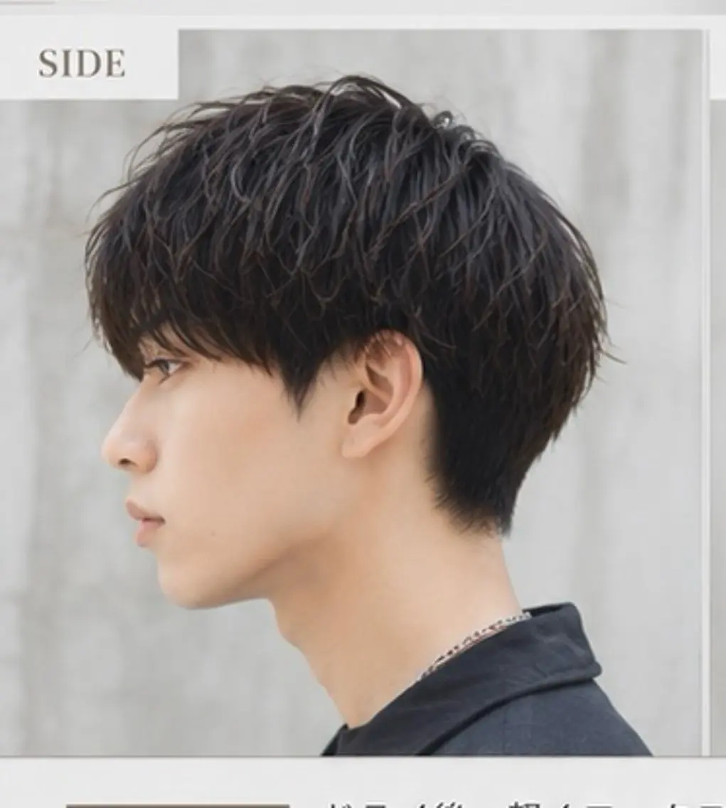 カラー メンズ 佐伯 りょうのヘアスタイル