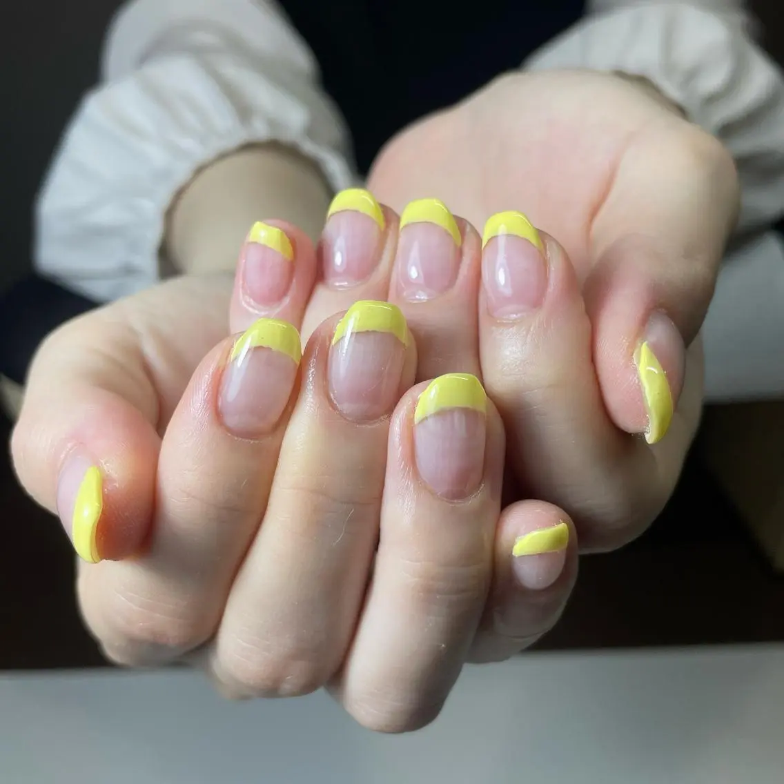 ハンドネイル フレンチネイル【オフ込み】の写真