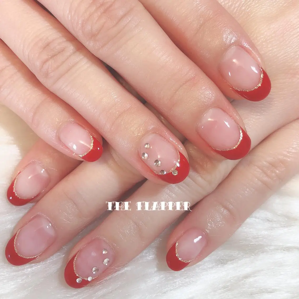 グラデーション・フレンチ デザイン nailの写真