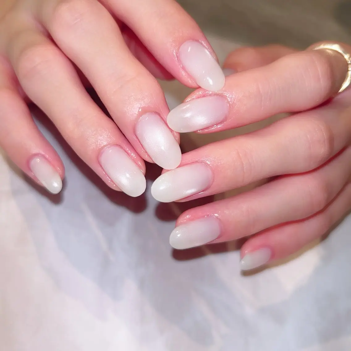 ネイル ホワイト ハンドネイル CHILL NAILのネイルデザイン