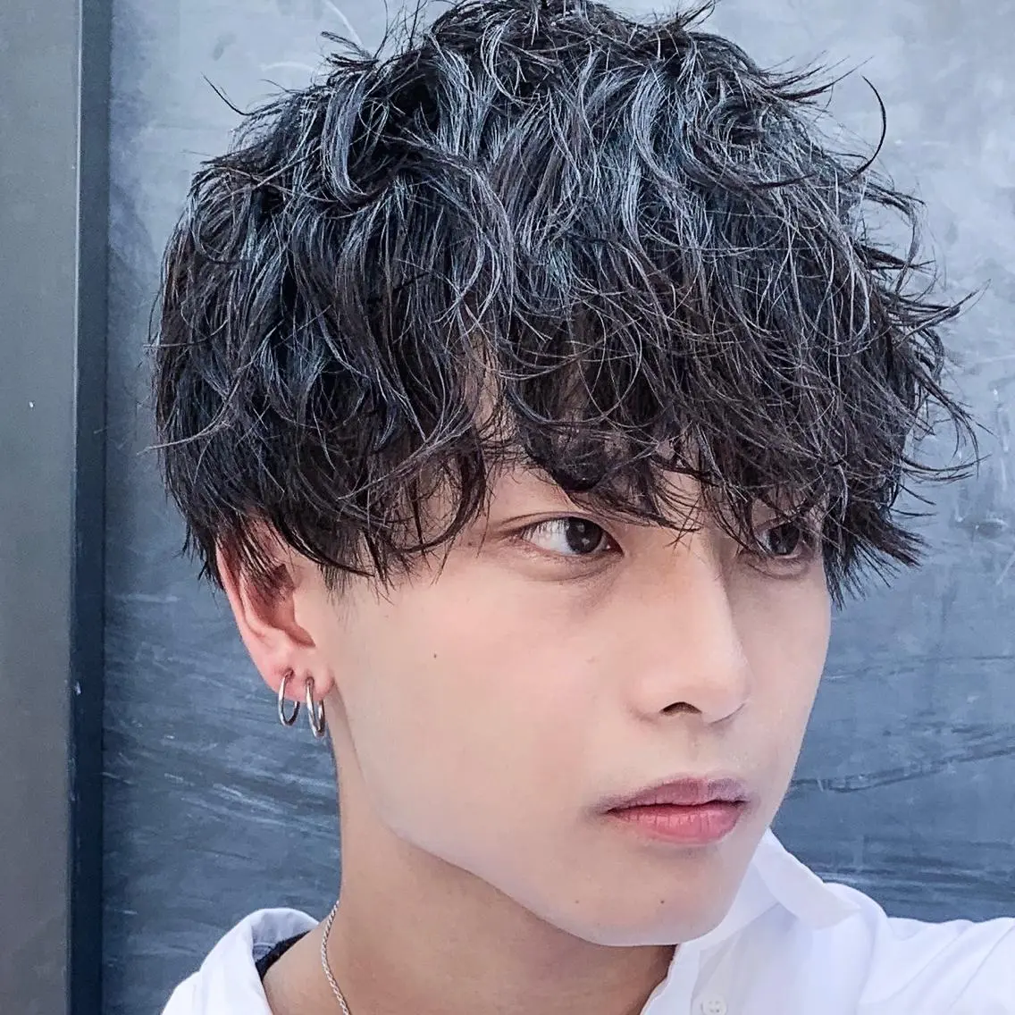 ショート パーマ ヘアアレンジ メンズ カット パーマ トリートメント メンズスタイル ly本厚木のヘアスタイル