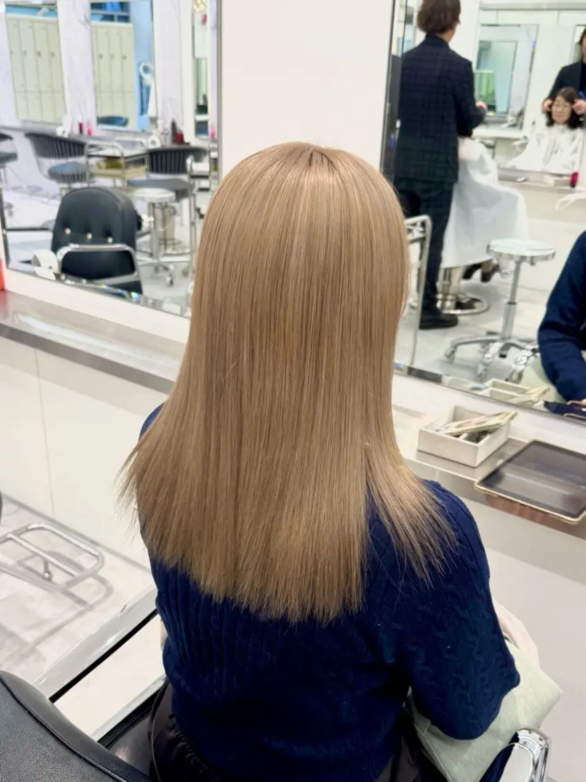 ロング カラー ヘアカラー Parve  Mix 🫧梶川虹のヘアスタイル