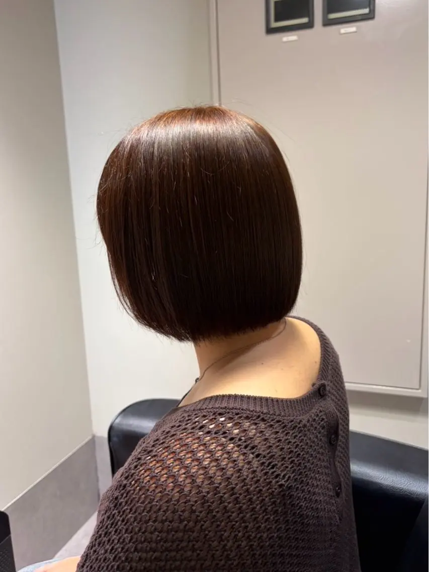 ショート カラー トリートメント ヘアカラー 乃愛/縮毛矯正・ 透明感カラー🫧のヘアスタイル