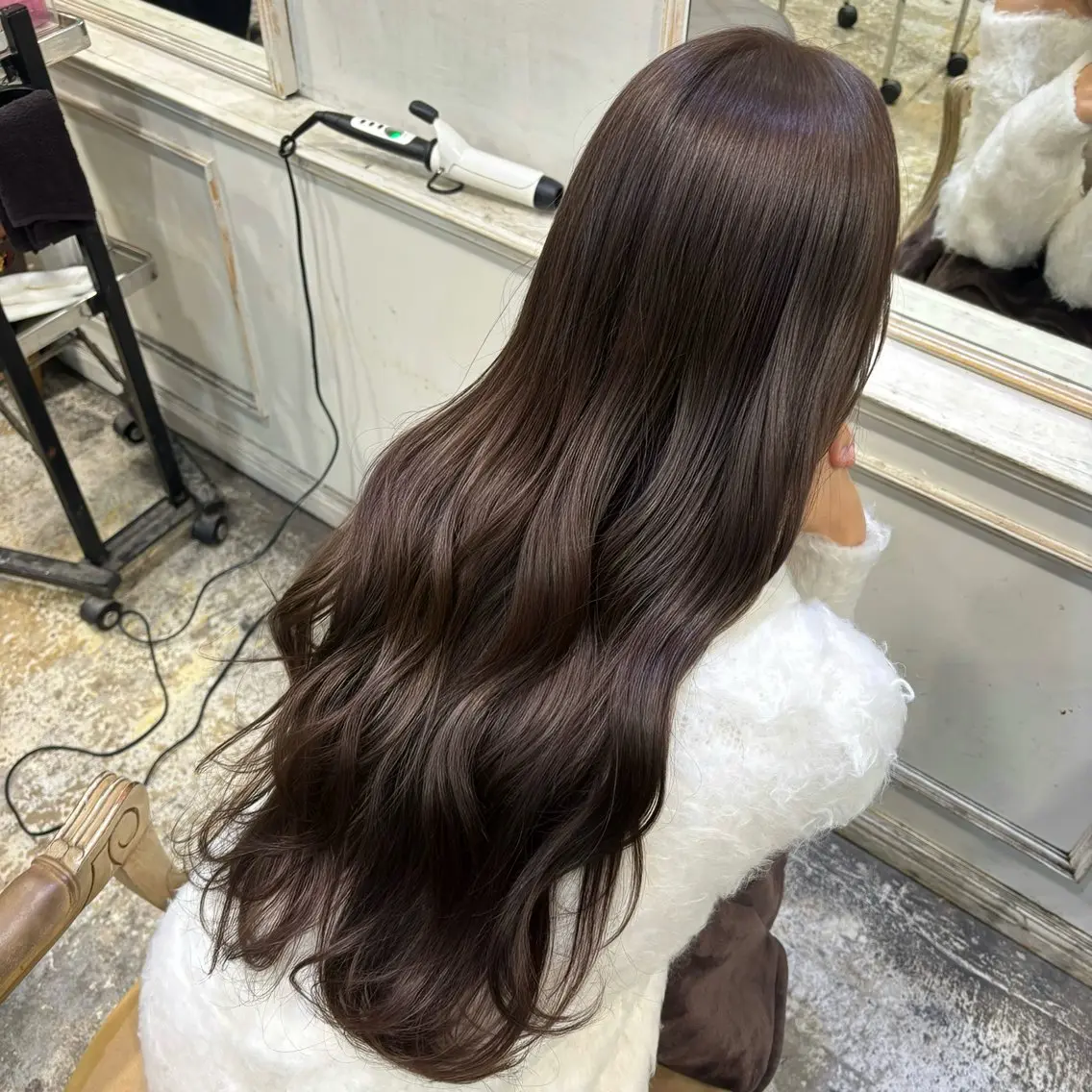 ロング ヘアセット 柔らかベージュ 🤎YUKAのヘアスタイル
