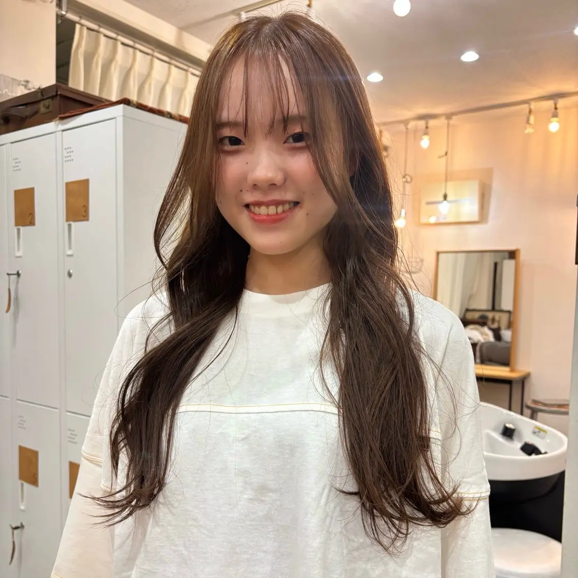 カラー ベージュカラー asuka モデル募集中🪄のヘアスタイル