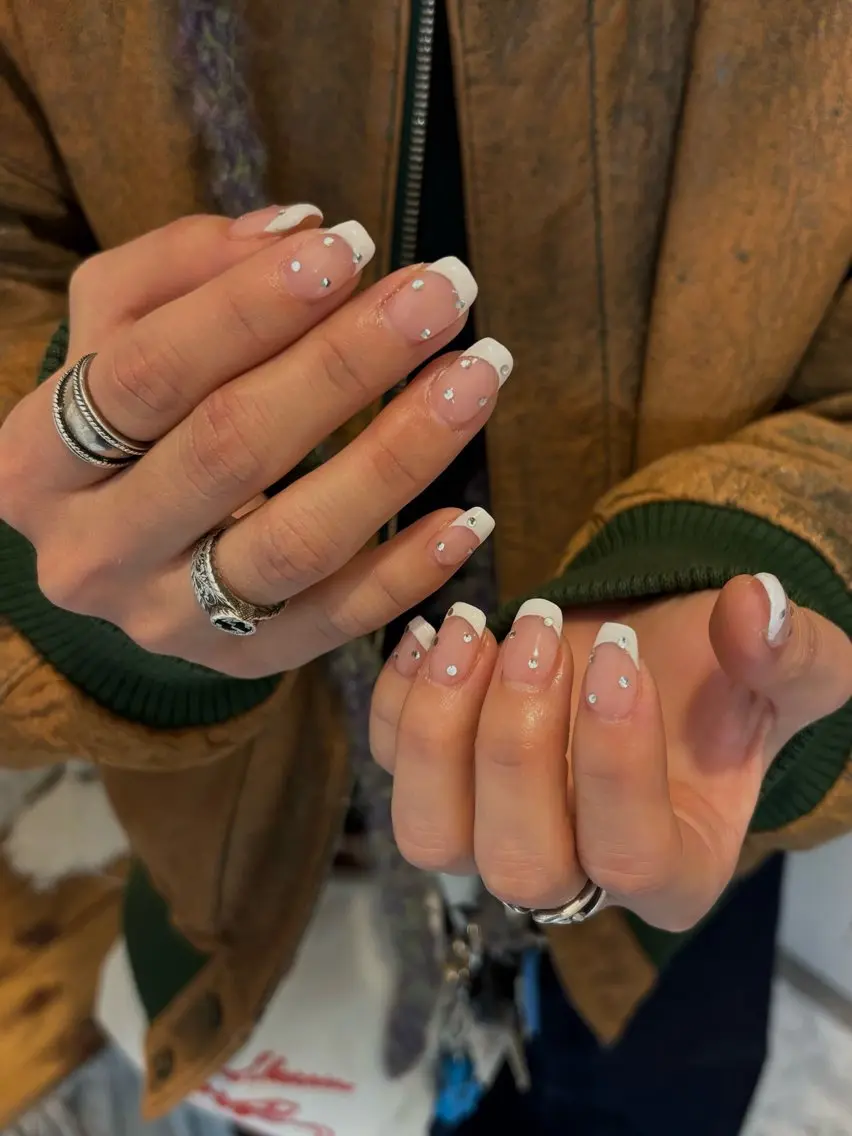 オフあり💅ハンド5種フレンチ(クリアベース)・カラーグラデーション✨甘皮ケア込の写真