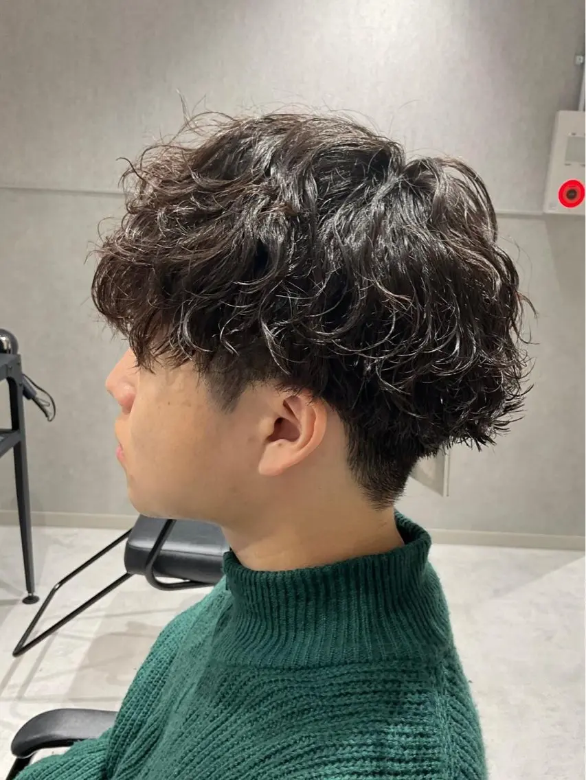 メンズ メンズパーマ 佐藤 涼太のヘアスタイル