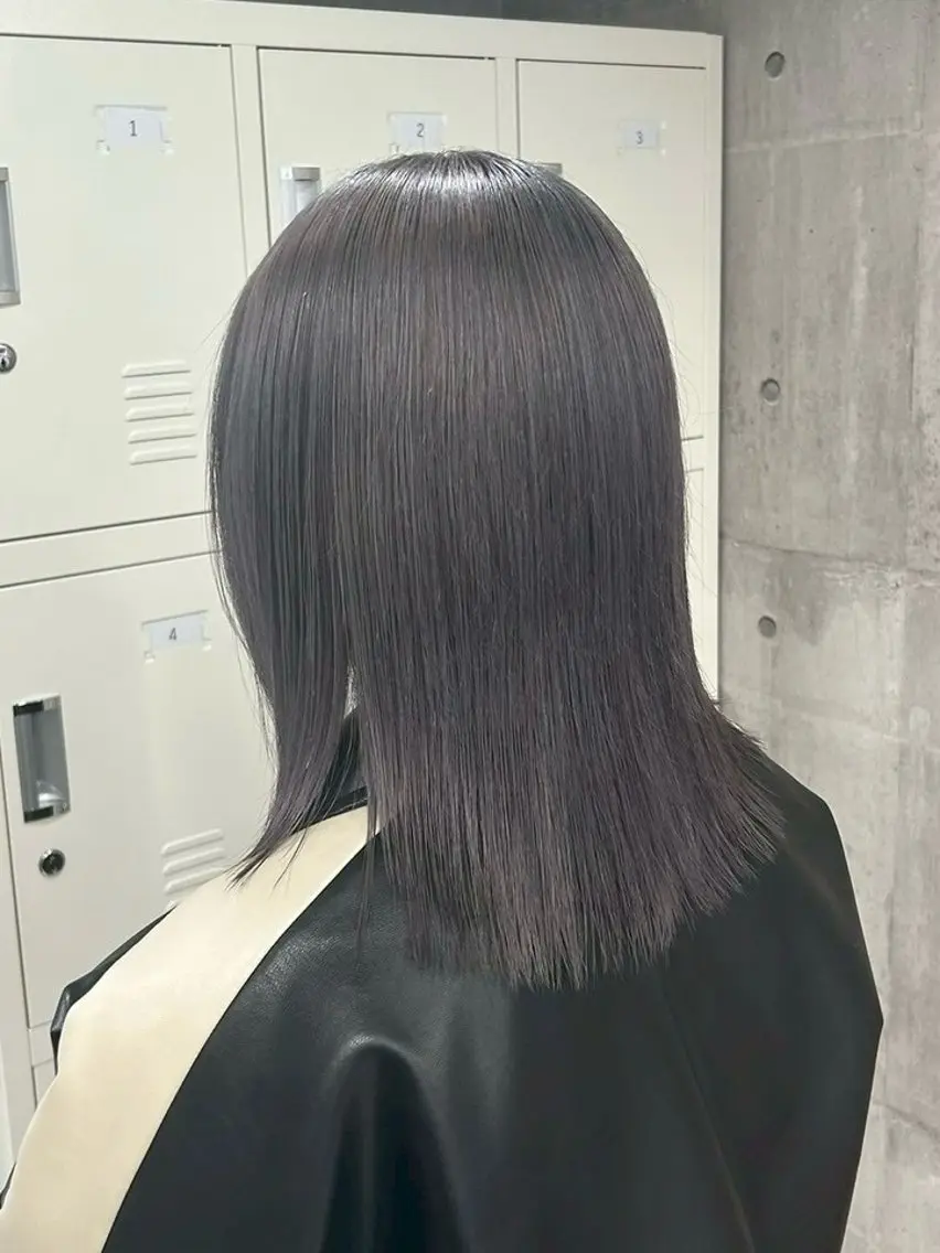 ロング カラー パーマ ヘアアレンジ メンズ キッズ ヘアカラー トリートメント レイヤー×ハイトーン / mihana🪐のヘアスタイル