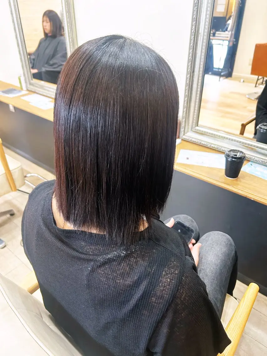 ショート カラー ヘアカラー 松尾 遥花のヘアスタイル