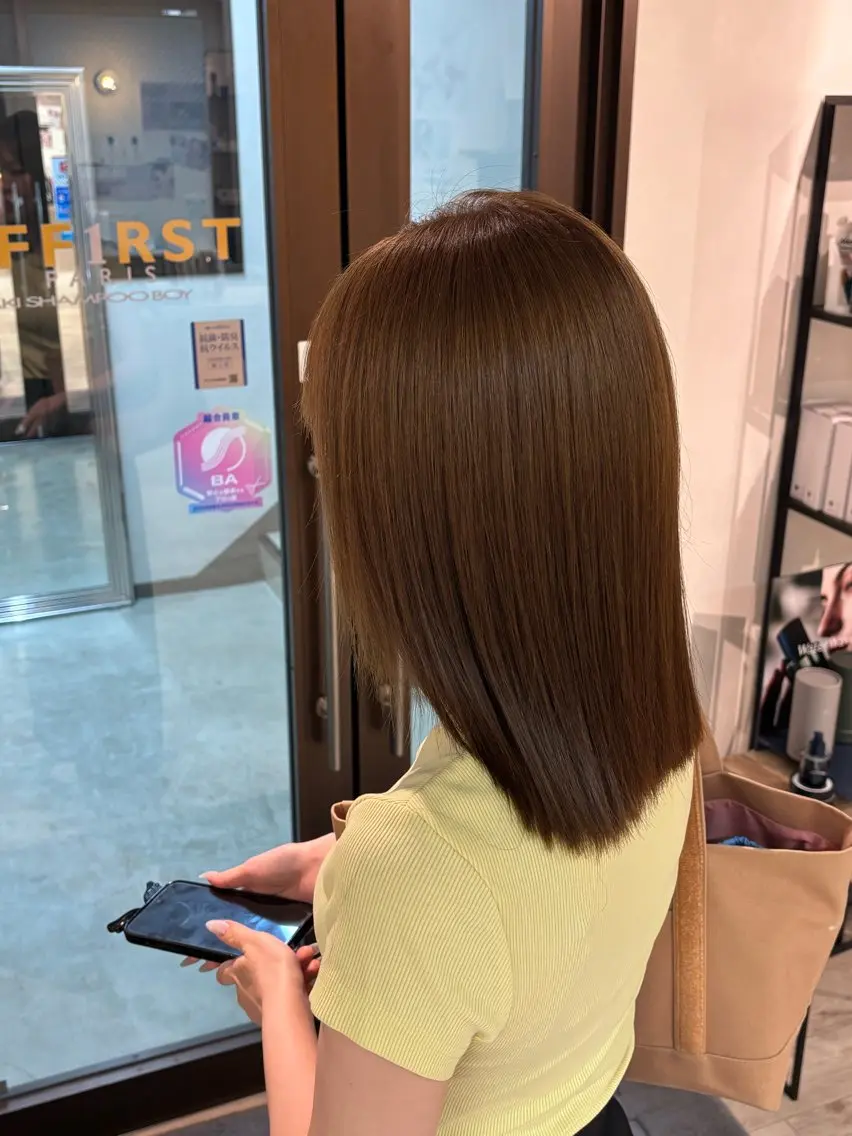ミディアム カラー ヘアカラー 坂井 龍二/コアファーストのヘアスタイル