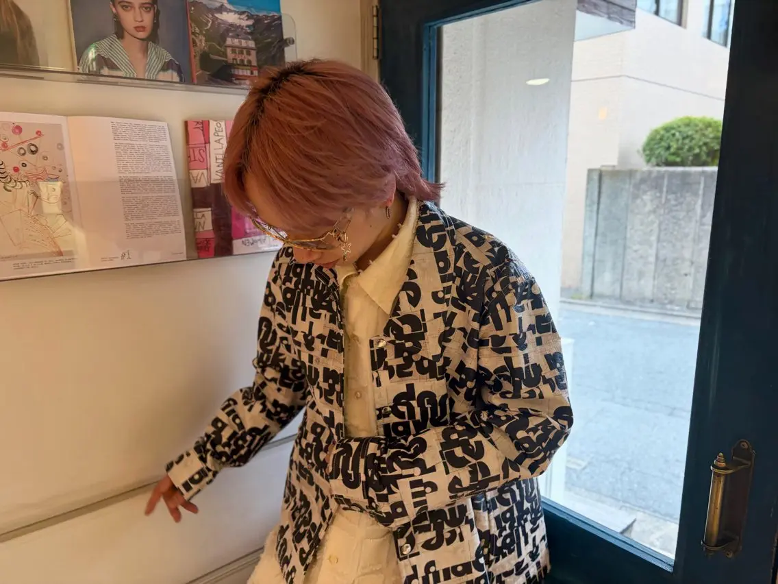 ショート カラー メンズ ピンクカラー ヘアカラー musiiik ryukiのヘアスタイル