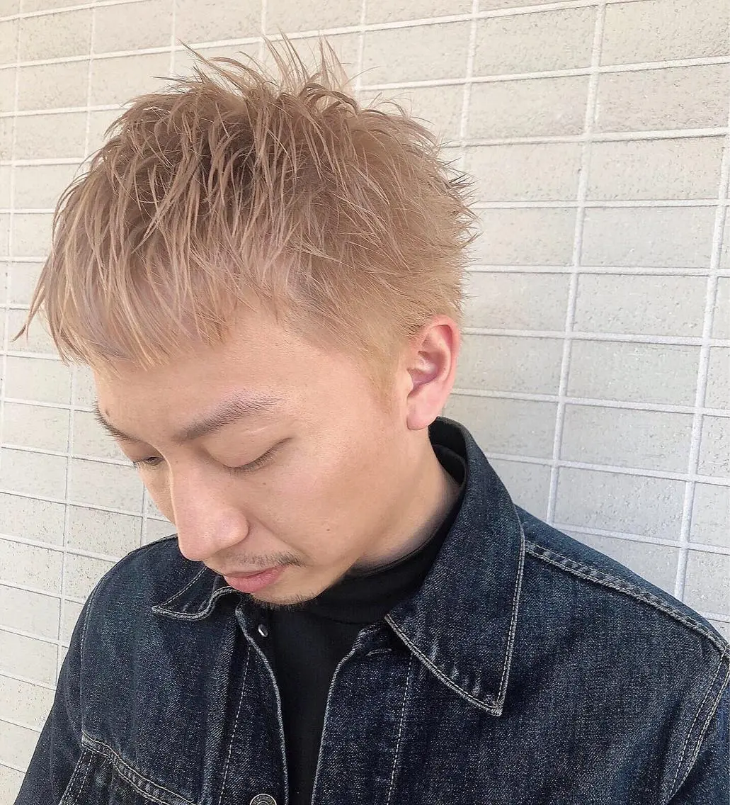 メンズ メンズブリーチ カイ マコトのヘアスタイル