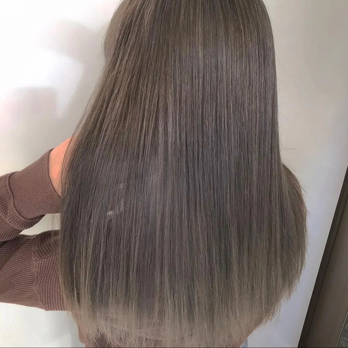ロング YUI𓍯エクステ /ニュアンスカラーのヘアスタイル