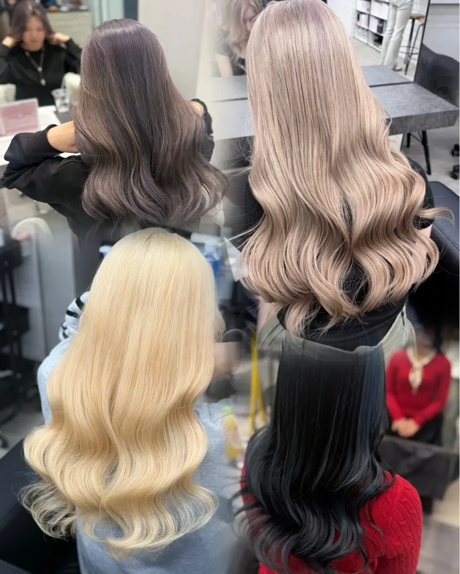 ロング カラー ハイトーンカラー ヘアカラー トリートメント 渋谷髪質改善/縮毛 矯正/かすが🪽🫧のヘアスタイル